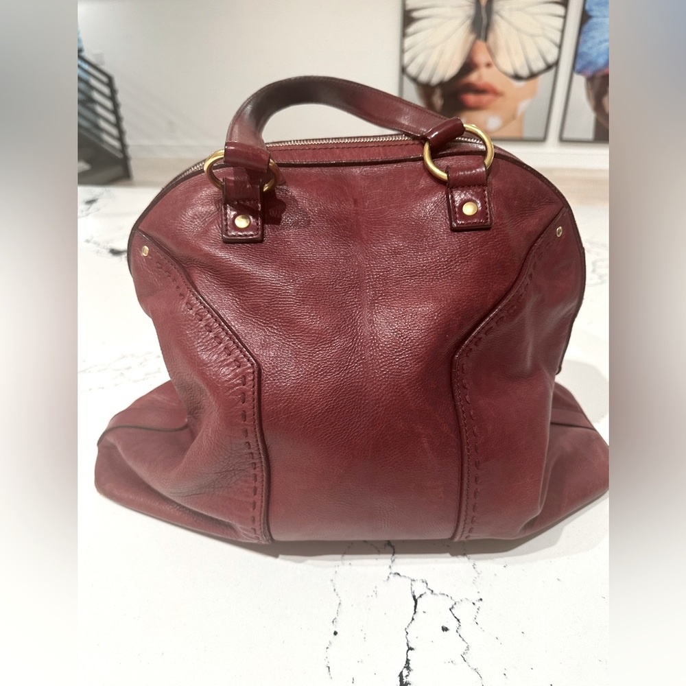 Large Yves Saint Laurent tote handbag - Picture 4 of 12
